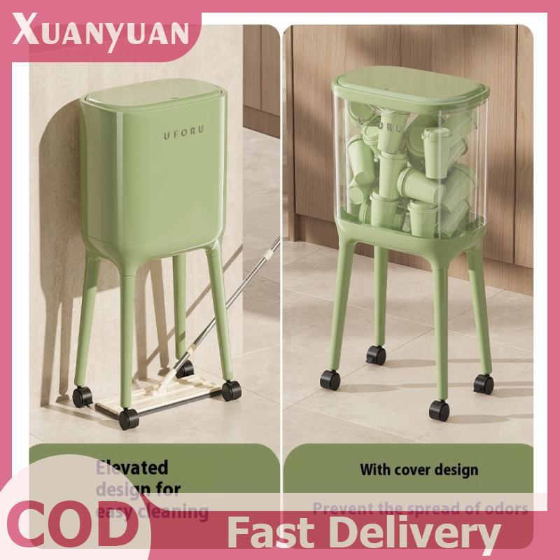 XUAN -Bend thùng rác cao cấp có nắp đẩy mở - Thùng đựng đồ nhà bếp & phòng khách hình bầu dục dung tích lớn, nhựa tại Việt Nam