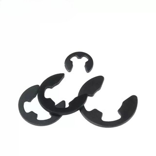 Vòng giữ mở màu đen Vòng snap loại E, miếng đệm M1.2 / M1.5 / M2M2.5 / M3M3.5 / M4 / M4.5M5-M24 【 JYD-ZZ-Z】
