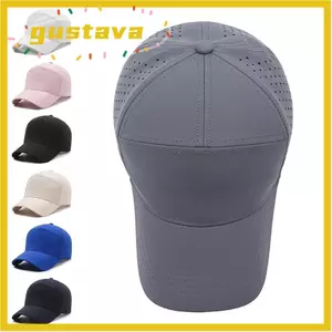 Mũ sấy nhanh GUSTAVA, Mũ bóng chày lưới thoáng khí có thể điều chỉnh, Mũ che nắng màu trơn thông thường Unisex