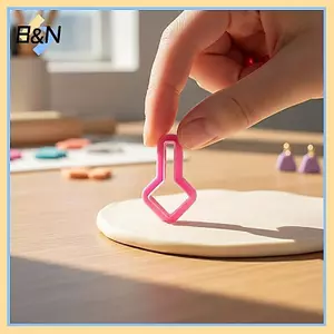 B & N 1 Bộ Dụng Cụ Cắt Bông Tai Đất Sét Polymer Nhiều Hình Dạng Dụng Cụ Polymer Cho Trang Sức Handmade Làm Bánh Quy Thủ Công.