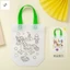 5 Chiếc Túi Xách Vẽ Tranh DIY Cho Trẻ Em - Túi Graffiti Trống Không Dệt Cho Nghệ Thuật Mẫu Giáo