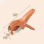 Máy thái hành tây cà rốt chanh- Nhỏ gọn và di động với tay cầm được thiết kế tiện dụng