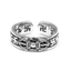 Nhẫn vajra cổ điển, unisex, có thể điều chỉnh mở, nhẫn độc đáo hợp thời trang phong cách dân tộc