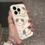 Ốp lưng silicone chó con hoạt hình chống va đập dành cho iPhone17 Pro16/15 Plus 14/1312