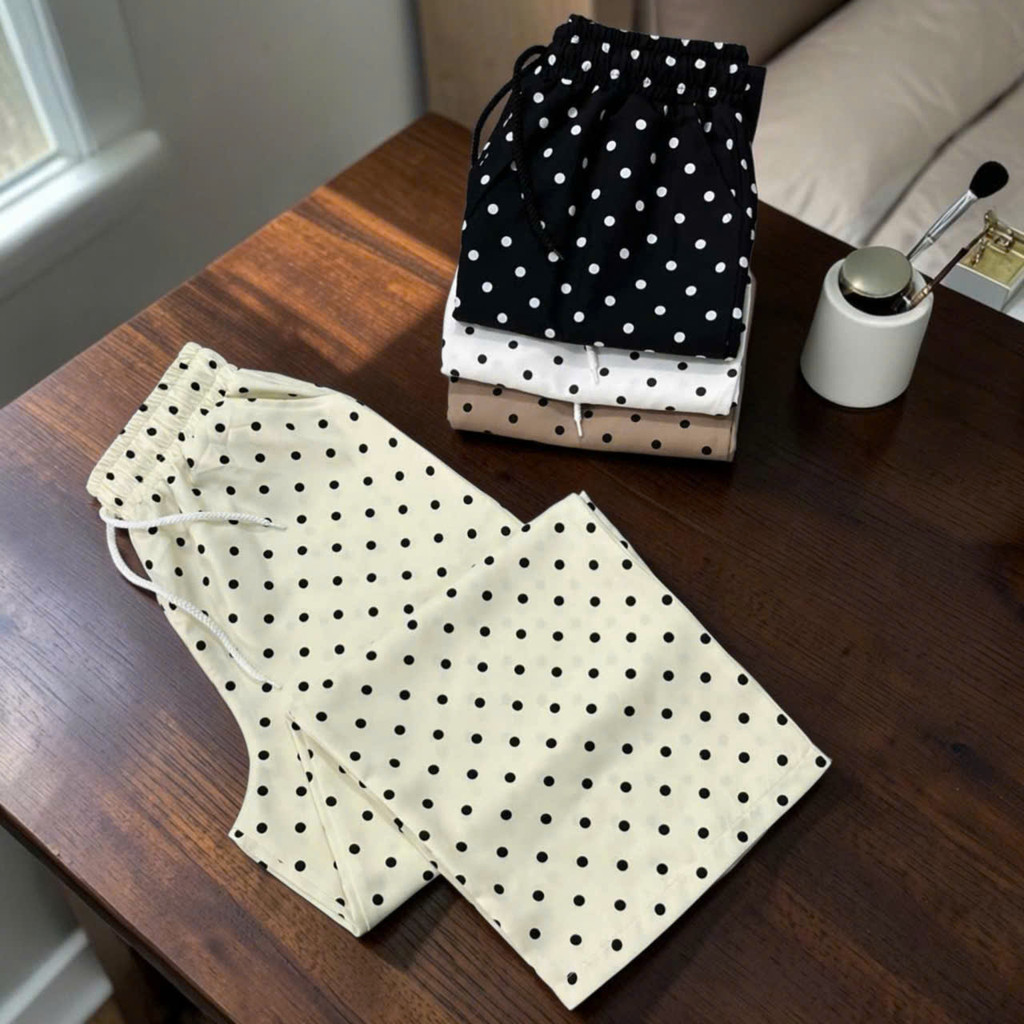 Quần Suông Nữ - Mã T80 - Chất vải Cotton Lạnh in hoạ tiết, Vải mềm, mịn