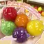 Noisy Handmade Fidget Quả bóng căng thẳng Thiết kế sinh tố trái cây Đồ chơi nhựa an toàn cho trẻ em Lớp học Hoạt động làm dịu