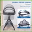Lưới Cho Bé Cho Giường Di Động Lưới Cũi Cho Bé Lưới Gấp Thoáng Khí Cho Playard Cradle Đồng Ngủ Du Lịch Cắm Trại wipqsvn