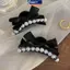 MAKY Nơ Ngọc Trai Nhỏ Vuốt Tóc Kẹp Bé Gái Đuôi Ngựa Giá Đỡ Barrettes Phụ Kiện Tóc VN