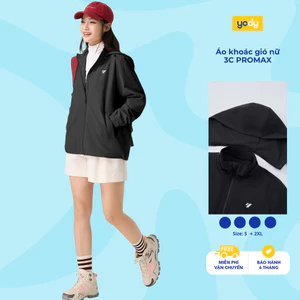 Áo khoác gió nữ 3C PROMAX YODY 2 lớp cao cấp cản gió cản bụi WCJA25F092