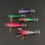 PYCOU 5 Mồi Jig mực, Kích thước 5,5cm 5 Cái mỗi bộ Mồi Eging, Kính râm UV phát sáng Thiết kế phát sáng Móc ô sắc bén Mồi mực nước mặn cho mực