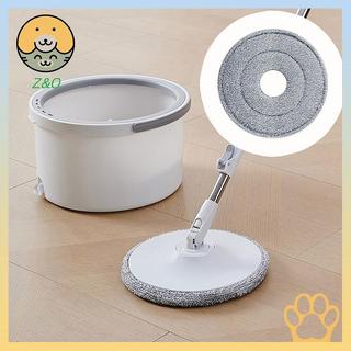 [Z & O] Đầu lau nhà tròn 25cm Vải xoay để lau sàn Tấm lót thay thế nhà Phụ kiện đa năng Khăn xoay 360.