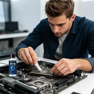 Lớp phủ phù hợp cho điện tử Chất bịt kín cách nhiệt chống nước trong suốt Lớp phủ cách nhiệt PCB có bàn chải jiwvn