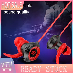 < CarFashion > Tai nghe G20 Gọi rõ ràng Ngón tay vừa vặn hoàn hảo với micrô Tai nghe chơi game có dây thể thao để sử dụng tại nhà