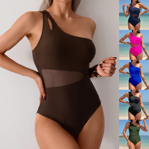 Đồ bơi một mảnh Bikini một vai gợi cảm Đồ bơi kỳ nghỉ