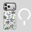 Ốp điện thoại cứng chín lưới từ tính hoạt hình cho iPhone 17 Pro Max 16 15 14 13 17Air 16Plus Vỏ bảo vệ chống sốc trong suốt