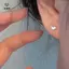 1 Đôi Bông Tai Trái Tim Tình Yêu Dành Cho Nữ Bé Gái Dễ Thương Thanh Lịch Quà Tặng Sinh Nhật Trang Sức Thời Trang Đơn Giản Bông Tai Tinh Tế Tinh Tế [Mina]