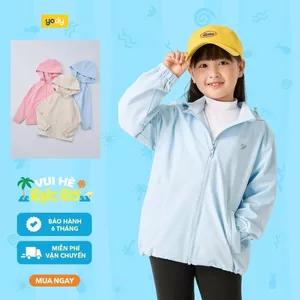 Áo khoác gió trẻ em 3C Promax YODY túi khóa, tay bo chun, mũ tháo rời KCJA25F093
