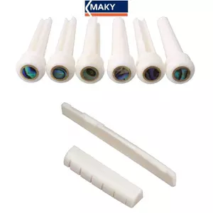 MAKY Dây Đàn Guitar Guitar Cầu Chân Đai Ốc Acoustic Guitar Cầu Pin Bò lp Hậu Môn Tremolo VN