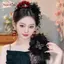 AqToCna Phóng Đại Hoa sel Kẹp Tóc Tính Khí Đa Năng Bướm Cá Mập Kẹp Dành Cho Nữ Bé Gái Phụ Kiện Tóc Đơn Giản Quà Tặng AqToCna