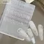 EDIWANY Khuôn vẽ nail nghệ thuật, trong suốt tái sử dụng, thiết kế họa tiết Pháp, khuôn in móng họa tiết ren nổi