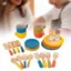Tiệc trà Bộ đồ chơi nhà bếp Đồ chơi giáo dục sớm Mô hình cảnh thu nhỏ Montessori