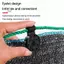 Maybest 100 Chiếc Vải Bóng Kẹp Nhựa Bóng Nắng Lưới Kẹp Nhà Kính Vải Cố Định Kẹp Grommet Hàng Rào Lưới Móc {VN}
