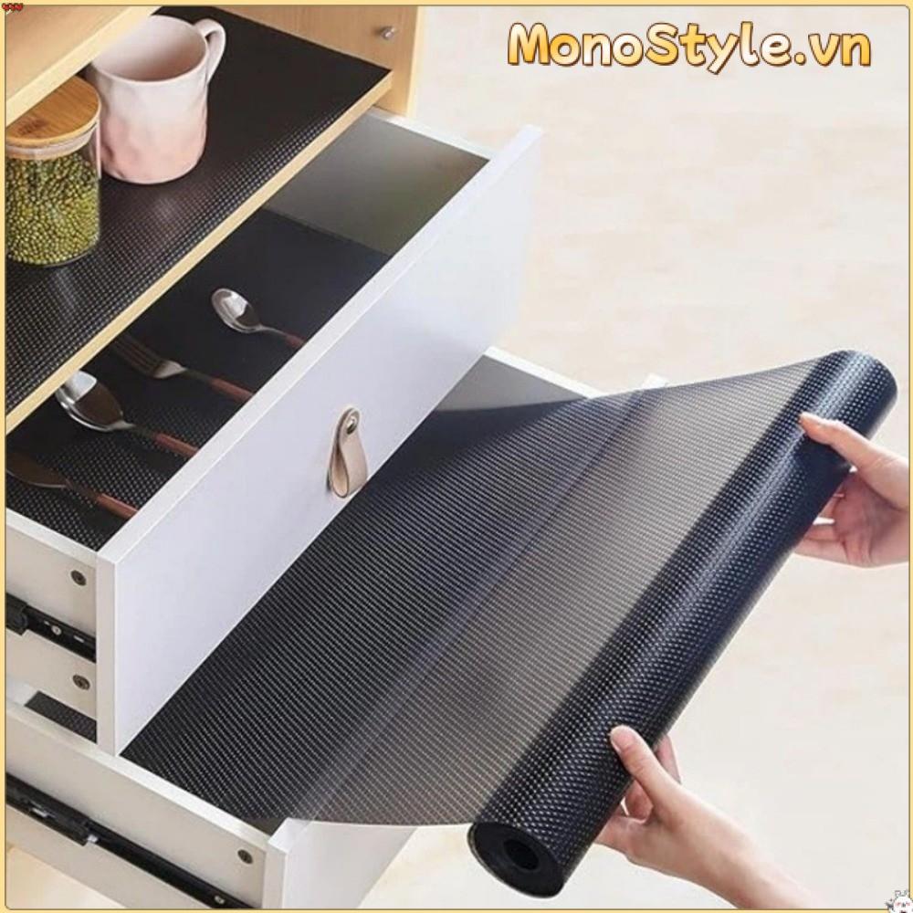 Thảm ngăn kéo MONOSTYLE, lót kệ EVA chống thấm nước, chống dầu cho tủ bếp