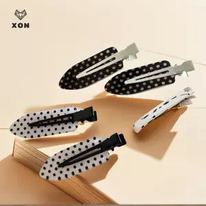 4 / 8 Cái Kẹp Tóc Chấm Bi Màu Trắng Dễ Thương Bên Ngọt Ngào Nổ Kẹp Tóc Cho Bé Gái Phụ Kiện Tóc Hàng Ngày Đáng Yêu Quà Tặng [Mina]