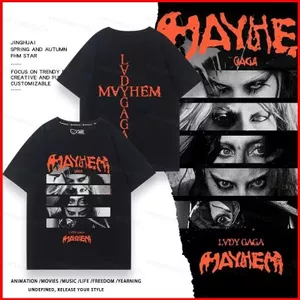 Áo thun buổi hòa nhạc Lady Gaga album mới Áo ngắn tay mùa hè Mayhem