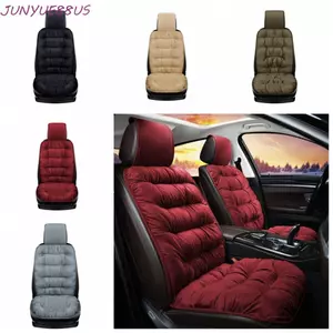 JUNYUE88US Đệm Ghế Ô Tô Nhung Ấm Áp, Cotton Có Miếng Lót Lưng Vỏ Ghế Ô Tô Mùa Đông, Bảo Vệ Ghế Trước Ghế Trước Ấm Mềm Mại Hầu Hết Bảo Vệ Ô Tô