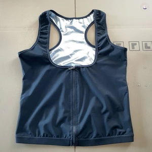 Phụ nữ Plus Size Yoga Vest Shapewear Thiết kế dây kéo khô nhanh Vải thun