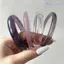 WANYEDI 3 / 4 Vòng Tay Tròn, Bộ Vòng Tay Nhựa Mỏng Nhiều Màu Mờ, Có Thể Xếp Chồng Hình Vòng Tròn Họa Tiết Đá Cẩm Thạch Vòng Tay Vòng Tay Quà Tặng