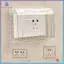 < beartwo > 1PC Vỏ cắm điện chống nước tự dính Hộp bắn tung tóe Hộp bảo vệ công tắc Hộp bảo vệ Đồ dùng phòng tắm Mới