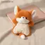 SRVN Fluffy Soft Bean Túi Hoạt Hình Thú Nhồi Bông Sang Trọng Đồ Chơi Đàn Áp Món Quà Dễ Thương Cho Phòng Trẻ Em Giải Trí.
