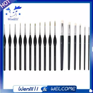 Dành Cho Nghệ Thuật, Mẫu Màu Nước, Bộ Cọ Sơn Dầu Acrylic- Thu Nhỏ 17 Chiếc
