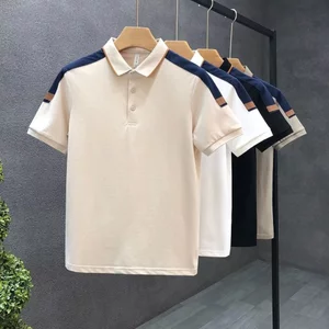 Mùa Hè Màu Trơn Áo Sơ Mi polo Nam Văn Học Thời Trang Nhật Bản Nửa Tay Thanh Niên Phổ Biến Tay Ngắn Thường Ngày Phù Hợp Với Áo Thun AKMK