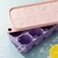 Ziyulinyuk 1Pc 8 Cell Khuôn Silicon Cấp Thực Phẩm Lưới Đá Có Nắp Hộp Đựng Đá Khay Làm Khuôn Hộp Bảo Quản Đá Có Thể Tái Sử Dụng DIY Tiện Ích Nhà Bếp VN