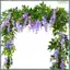 2 Cái 7Ft / Cái Cây Nho Wisteria Nhân Tạo, Hoa Vòng Hoa Wisteria Vine Mây Treo Hoa Cho Lễ Ngoài Trời