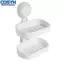 <cosyh>Robust ABS Self Draining Soap Dish with Easy Mounting and Strong Suction