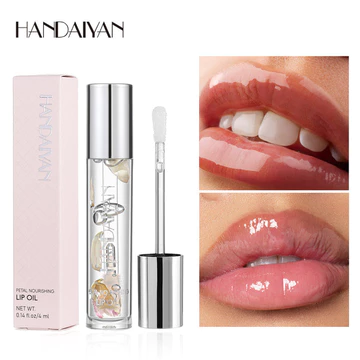 | 【his romand】 | ❇HANDAIYAN Xuyên Biên Giới Trong Suốt Hoa Khô Môi Dầu Dưỡng Ẩm Lâu Dài Dưỡng Ẩm Dầu Môi Bóng Nước Son Bóng Ngọc Trai Son Bóng✰