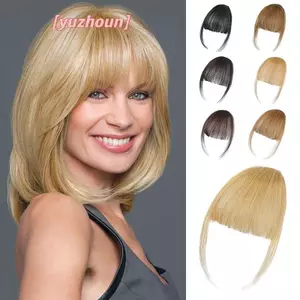Tổng Hợp Giả Nổ Không Khí Tự Nhiên Nối Dài Tóc Phía Trước Viền Tóc Nâu Kẹp Trong Nổ Hai Sideburns Dụng Cụ Tạo Kiểu Tóc