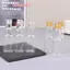 10 Cái 50ml Mini Clear PET Chai Nhỏ Có Thể Đổ Lại Cho Tiệc Cưới Chai Rượu Có Nắp Vít Chống Rò Rỉ