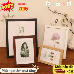 Khung Ảnh Mặt Kính LUMERA HOME Để Bàn Hoặc Treo Tường Thiết Kế Tối Giản Phù Hợp Mọi Không Gian
