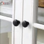 Một Lỗ Tròn Xoắn Hợp Kim Kẽm Chắc Chắn Dày Ánh Sáng Sang Trọng Một Hạt Tay Cầm Tủ Quần Áo Ngăn Kéo Tủ Cửa Tủ Tay Cầm Nhỏ