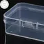 PUSKY 5 Chiếc Hộp Nhựa Trong Suốt Hình Chữ Nhật Trắng Trong Suốt Hộp Đựng Mini Hộp Đựng Danh Thiếp, Phụ Kiện, Thủ Công, Ốc Vít, Khoan VN