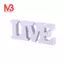3 chữ cái LIVE LOVE LAUGH bằng gỗ để trang trí đám cưới (Trắng)