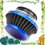 Dành Cho Xe Đạp Cơ Giới Đẩy Mini Moto Bỏ Túi Xe Đạp ATV Quad Xe Máy Đa Năng 38MM Bộ Phận Lọc Không Khí Màu Xanh Dương