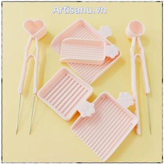 Bộ Công Cụ Hạt Cầu Chì ARTISANU - Bao Gồm Hạt Nhựa, Nhíp Kim Đơn và Khay Chọn Hạt, Phù Hợp Cho Crafting Cầm Tay