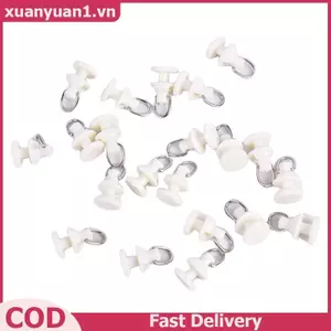 XUAN 20 Chiếc Rèm Tra Glider Đường Sắt Rèm Móc Con Lăn Rèm Tras Phụ Kiện VN