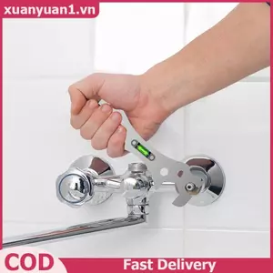 XUAN Cờ lê đa chức năng Uốn cong góc San lấp mặt bằng Cờ lê vòi hoa sen Sửa chữa đa năng Cờ lê lắp đặt và bảo trì phòng tắm VN